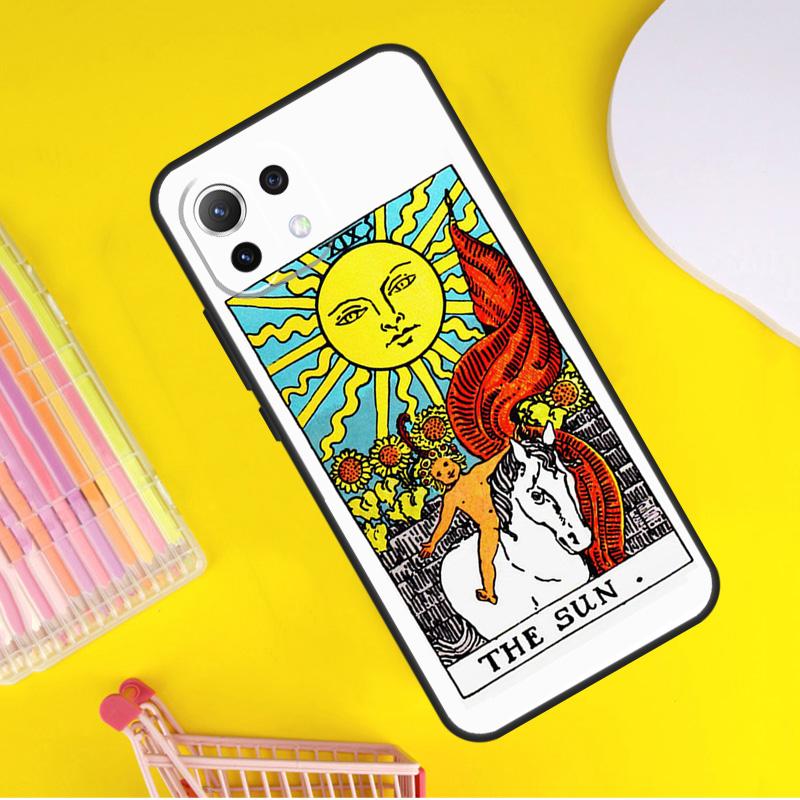 Tarot Card Astrology Sun Moon Lover Cover For Xiaomi 14 Ultra 13 11T 12T 13T 14T Pro POCO X6 X7 Pro X3 X5 F3 F5 F6 M6 Pro Case