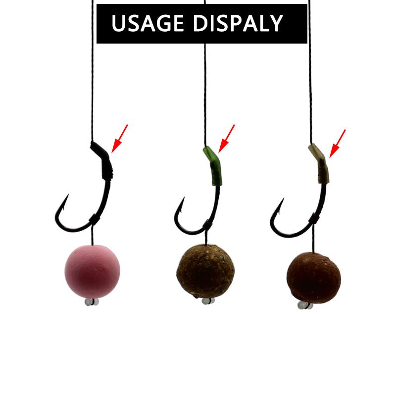 30pcs Carp Fishing Accessories Anti Tangle Sleeves Line Aligner Tube For Feeder Carp Fishing Rig Hair Ronnie Rig Tackle