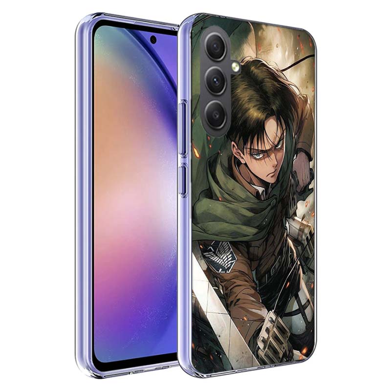 Character LEVI ACKERMAN Phone Case for Samsung A17 A37 A57 A07 A16 A26 A36 A56 A06 A02S A12 A22 A32 A52S A04S A14 A24 A34 A54 A0