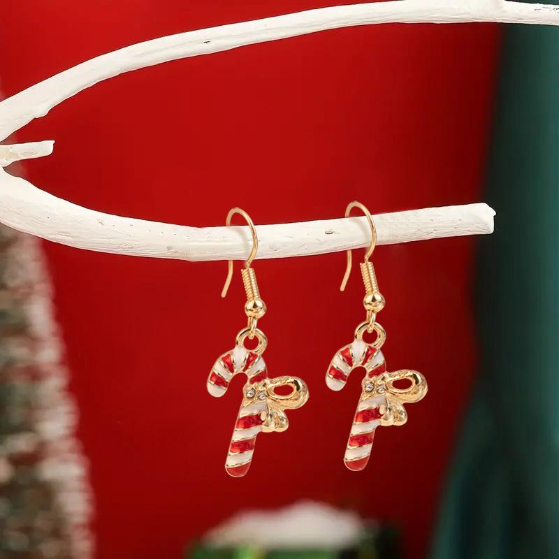 

Новые рождественские серьги-пусеты с капельным маслом: Красное и Зеленое Дерево, Снеговик, Сапоги, Колокольчики – Милые Мультяшные Украшения