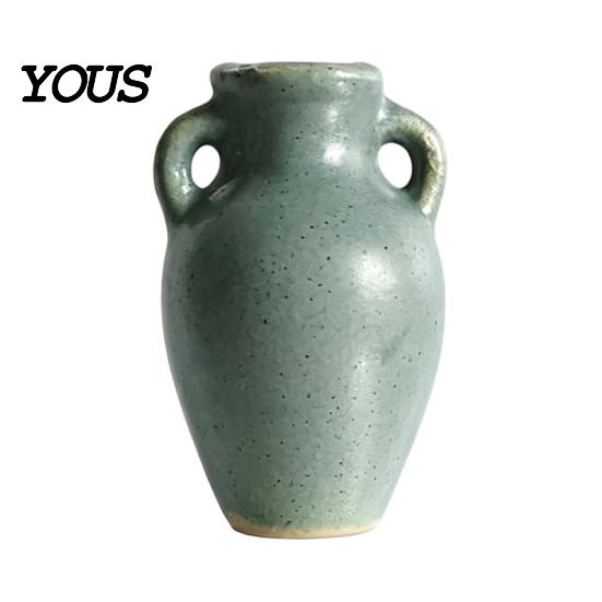 Strong Magnetic Note Holders Mini Ceramic Vase Fridge Magnets, Cute Tiny Flower Magnets for Small Planters Metal Surfaces Artificial Flowers,