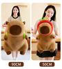 Capybara Plush Toy Doll - Cartoon Throw Pillow & Stuffed Animal Birthday Gift