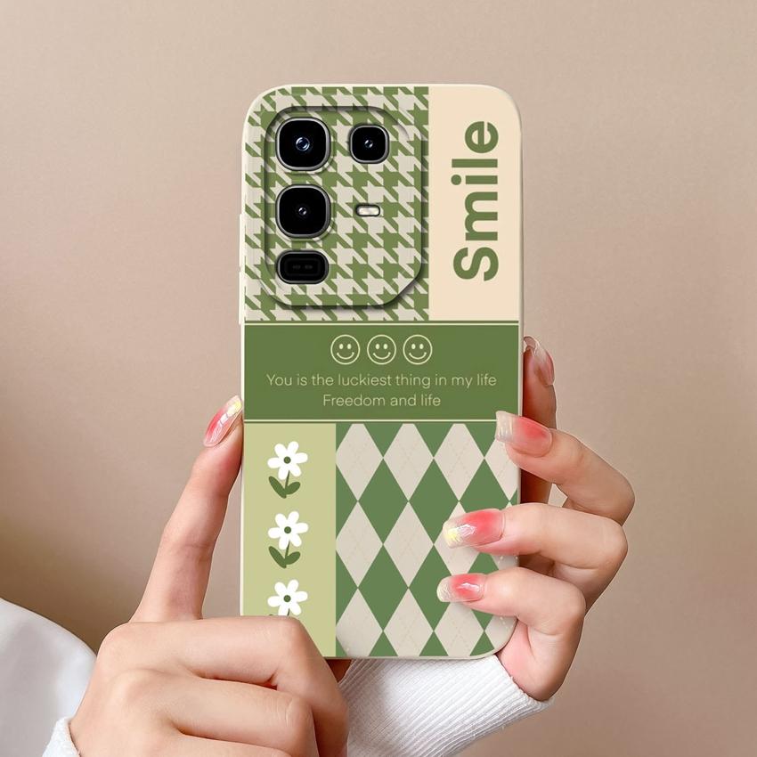 Cover Case For Infinix Note 50 Pro Plus 50S 50X Beautiful Plaid Pattern Soft Liquid Silicone High Quality Screen Protector For Infinix Anti Fall Shell