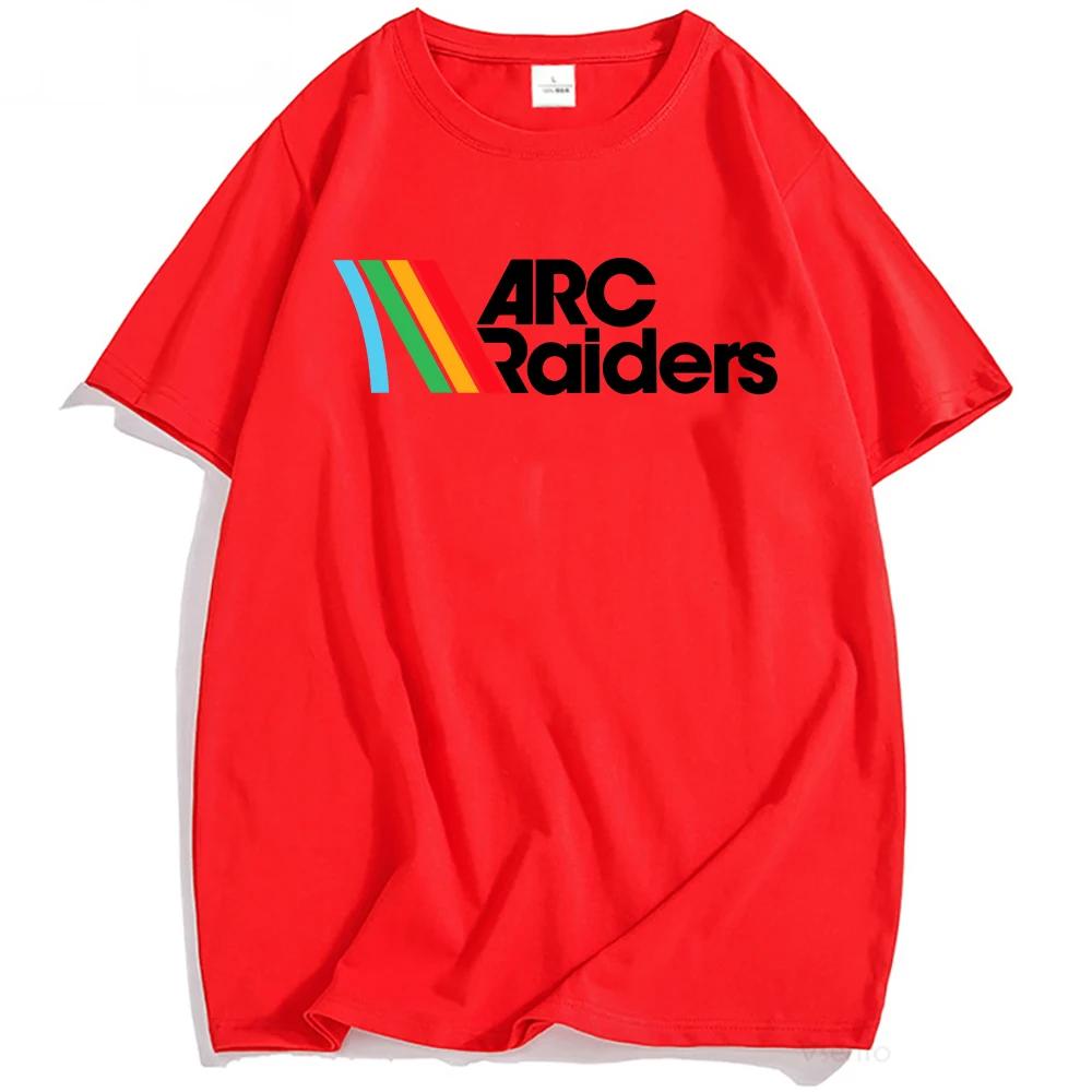 Game ARC Raiders Printing Tshirt Oneck Short Sleeve Cotton Male Tshirts Unisex Streetwear Loose Casual Men Women T Shirt Tees