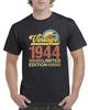 Mens 81st Birthday Gifts For Him T Shirt 81st Present 81 Years Old Born In 1944