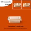 Biodegradable Rectangular Takeaway Food Containers