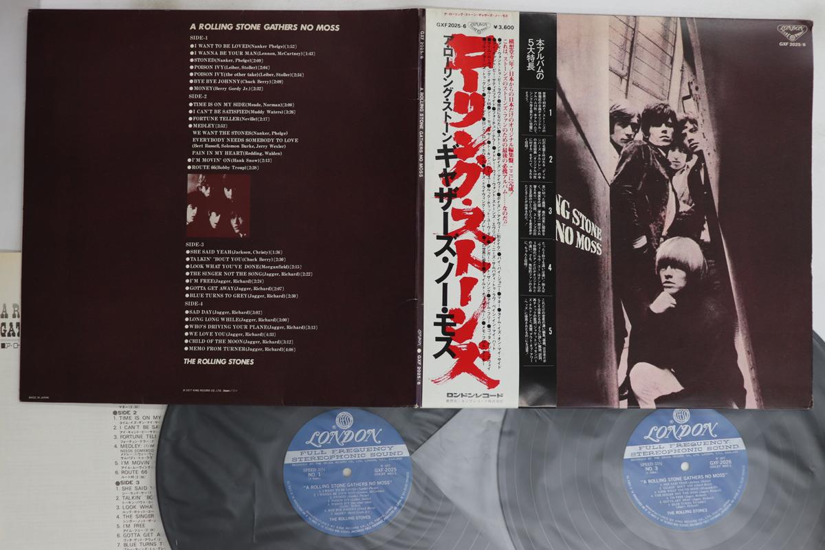 

LP Record ROLLING STONES - A Rolling Stones Gathers No Moss GXF20256 LONDON 1977 Japan Obi Rock Used
