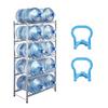 5 Tiers Water Jug Holder, 5 Gallon Water Bottle Holder, Double Row Water Bottle Rack for 10 Bottles, Heavy Duty Water Jug Rack for Kitchen