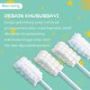 Newborn Oral Cleaning Stick - Tongue Gauze Cleaner Toothbrush, Baby Oral Hygiene Toothbrush | Baby Toothbrush Gauze with Paper Handle, Newborn Toothbr