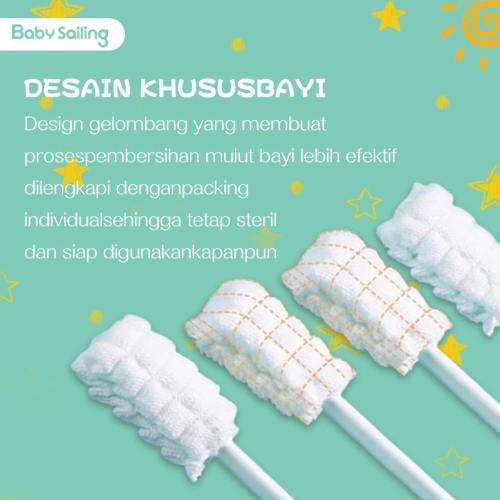 Newborn Oral Cleaning Stick - Tongue Gauze Cleaner Toothbrush, Baby Oral Hygiene Toothbrush | Baby Toothbrush Gauze with Paper Handle, Newborn Toothbr