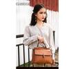 Genuine Leather Women Handbag Fashion Cowhide Ladies Crossbody Bag Korean Style Women Commuter Shopping Shoulder Bag