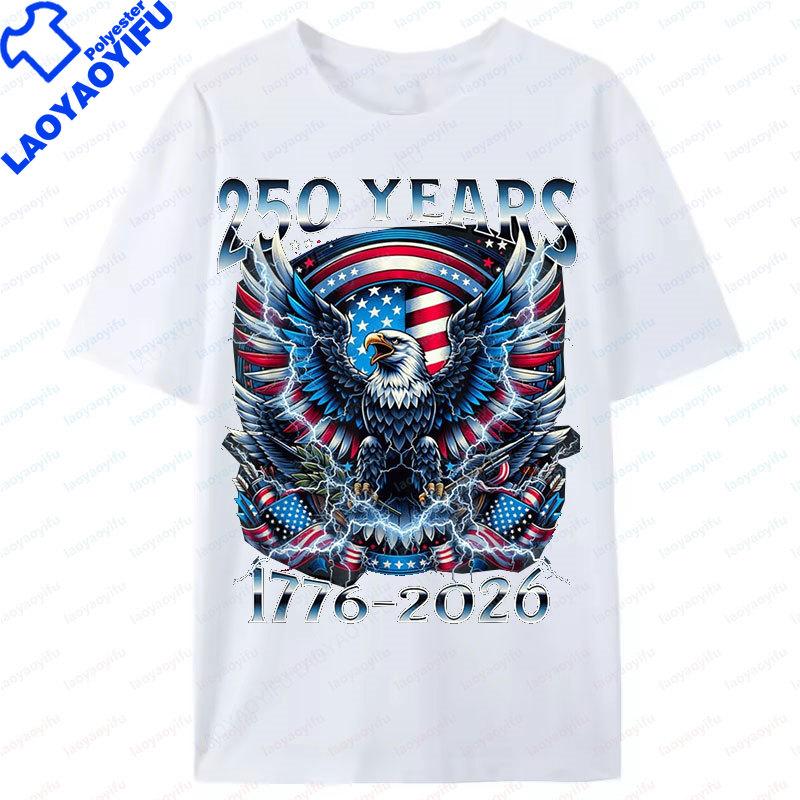 America 250th Anniversary TShirt USA 250 Years Shirt 4th of July Graphic T Shirts for Womens Clothing Camisetas