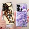 Coque Pour ITEL P40 Housse P662L Silicone Chat Mignon Mode Drôle Peinte Funda Pour P40 ITEL P 40 Coque de Téléphone