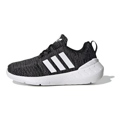 Swift Run 22 Little Kid Black White Kids Sneakers Core-Black Cloud-White Grey-Five GW8180