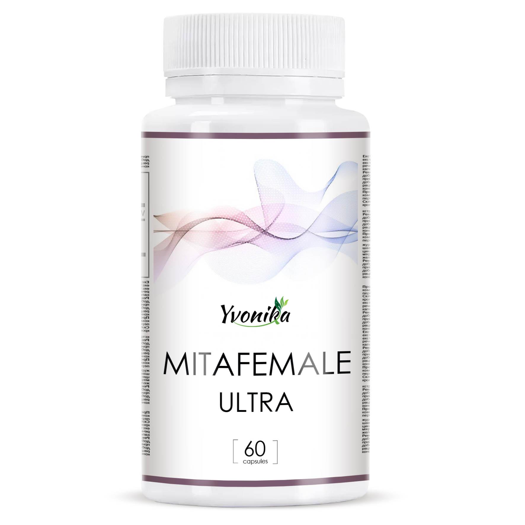 

MiTafemale ULTRA – для жіночого балансу під час менопаузи: 30 капсул.