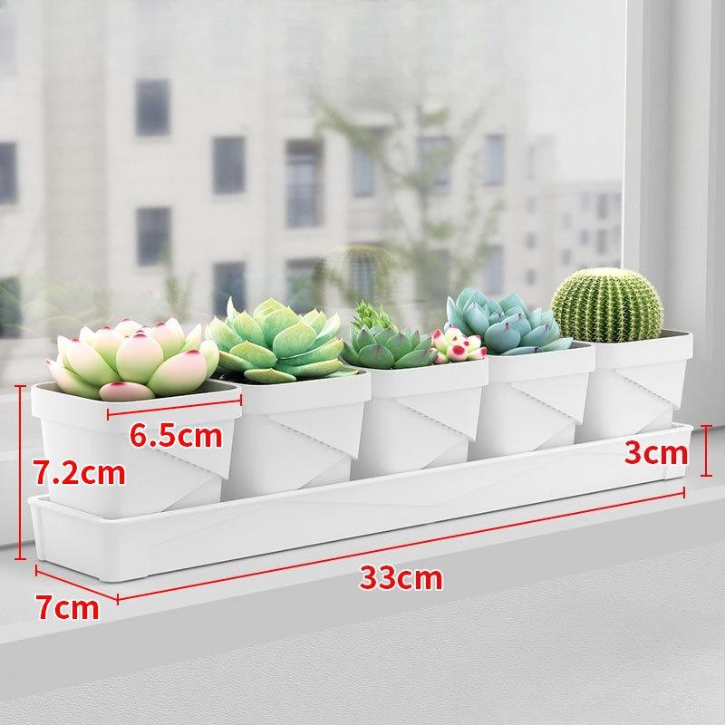 

Square Succulent Flower Pot Breathable Balcony Special for Plant Cultivation and Planting, Mini Succulent Special Small Pot
