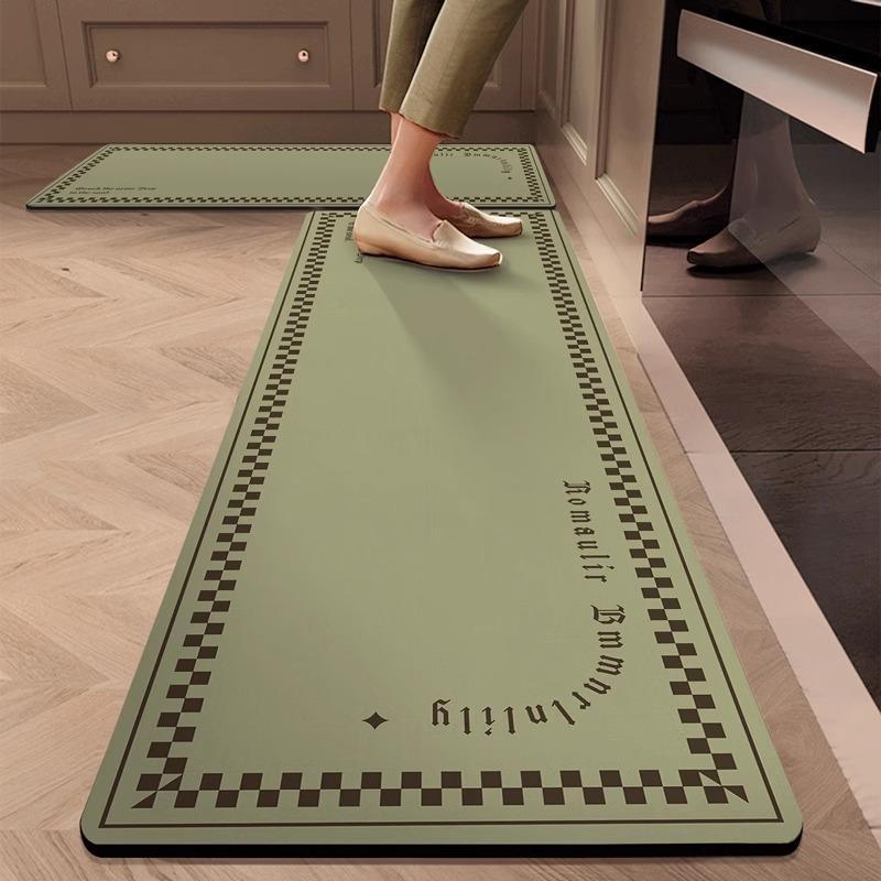 German Kitchen Floor Mat, Oil Resistant, Waterproof, Anti Slip, Quick Drying, Dirt Resistant, Diatomaceous Earth Absorbent Pad
