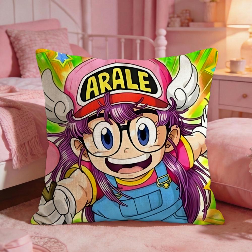 

DDr Slumps Cute Anime Cushion Cover Premium Comfort Reversible Pillow Cove Two In One Design For Any Room Car Interior 30X30cm