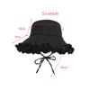 Spring Summer Outdoor Sun Hat Women's Lace Big Brim Fisherman Hat