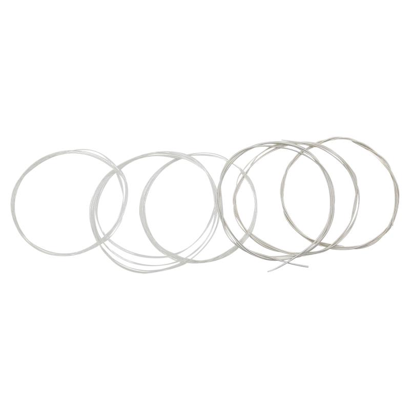 6 Pcs Guitar Strings Set Nylon Silver Plating Super Light for Classic Acoustic Guitar