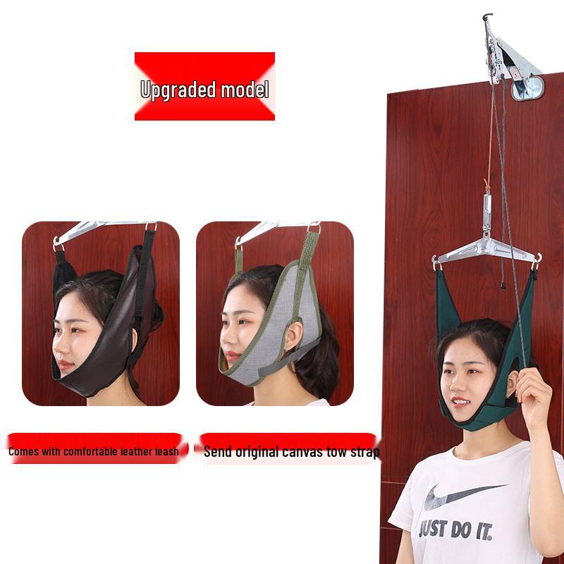Yonghui Neck Traction Device: Home Use Cervical Spine Correction Belt for Neck Pain Relief and Stretching.