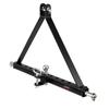 3 Point Trailer Hitch with Trailer Ball, 3 Pt Quick Hitch Attachment, Tractor Tow Drawbar Adapter, Compatible with Category 2 Tractor, Kubota,