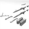 HD Models 1/35 Scale German MG42 Machine Gun, Late Model, 2-Piece Set, 3D Printer Kit, HDM35034