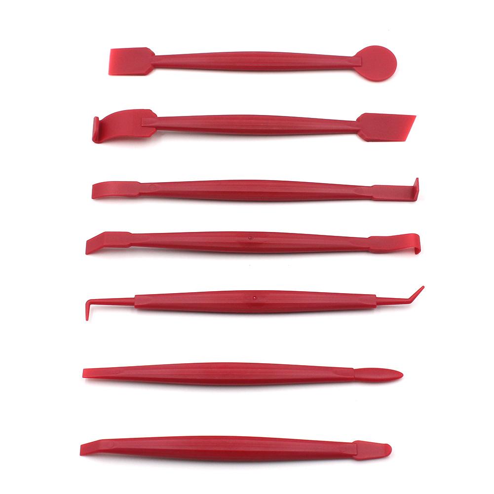 7pcs Car Film Wrapping Blades Kit Window Vinyl Wrap Squeegee Ice Remover Cleaning Wash Squeegee Utility Knife Snap-off Tools