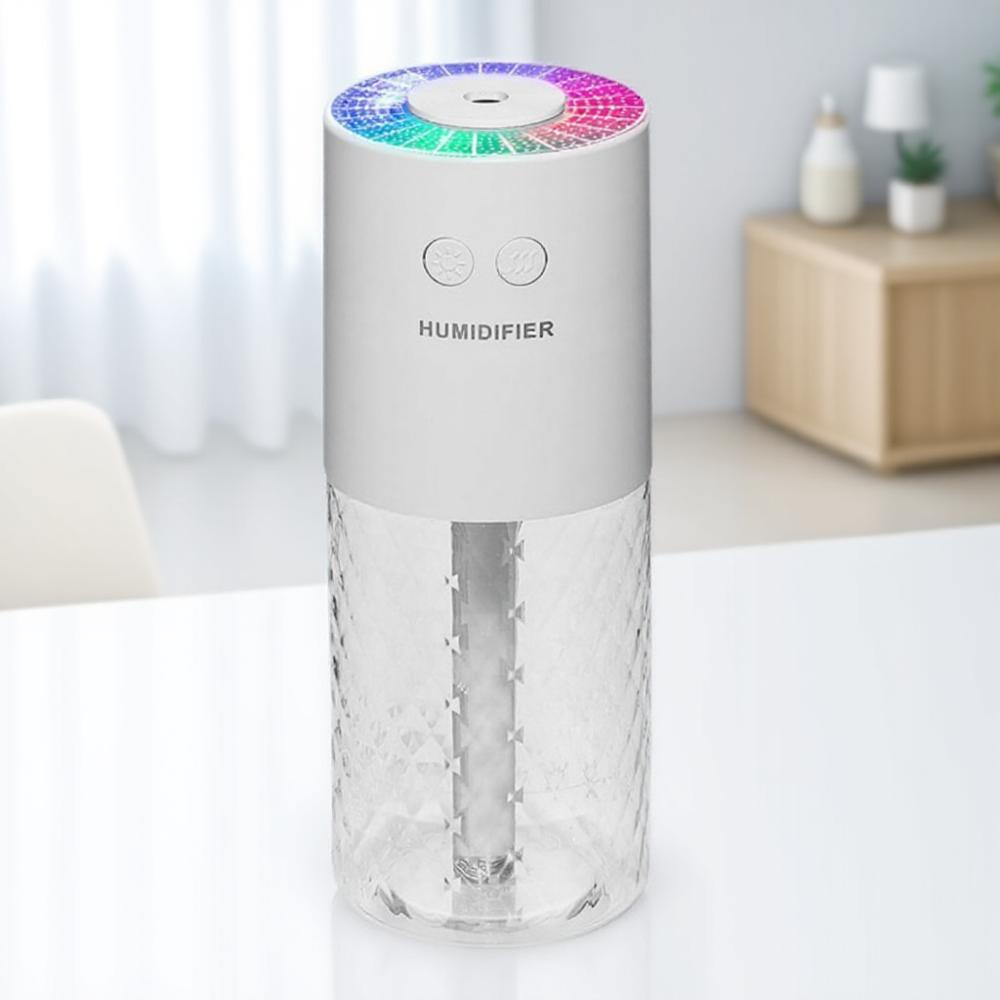 Luftbefeuchter Kristallprojektionslampe Auto Zuhause Ätherisches Öl Diffusor Befeuchter Haushaltszubehör
