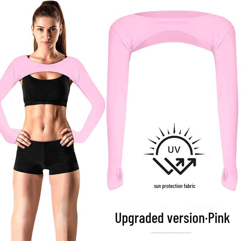 Damen Sommer Sonnenschutz Golf & Radfahren Armstulpen - Leichtgewichtiger, einfarbiger Schal für Outdoor-Sportarten