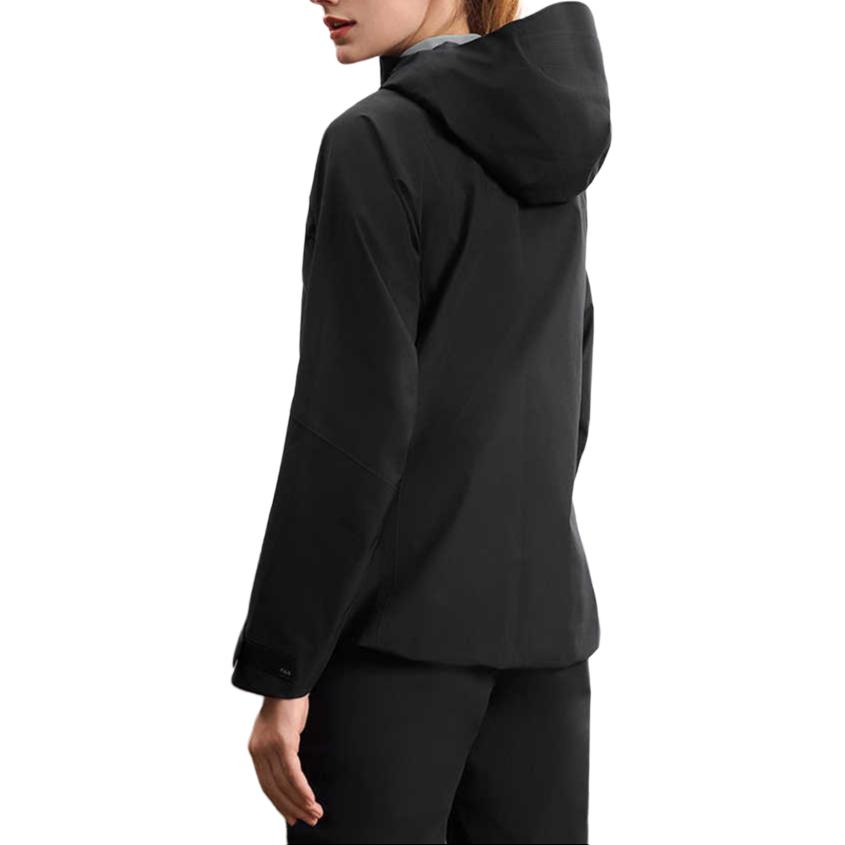 FILA Casual Versatile Hooded Windbreaker Women Outerwear Deep-Black A11W517701FBK