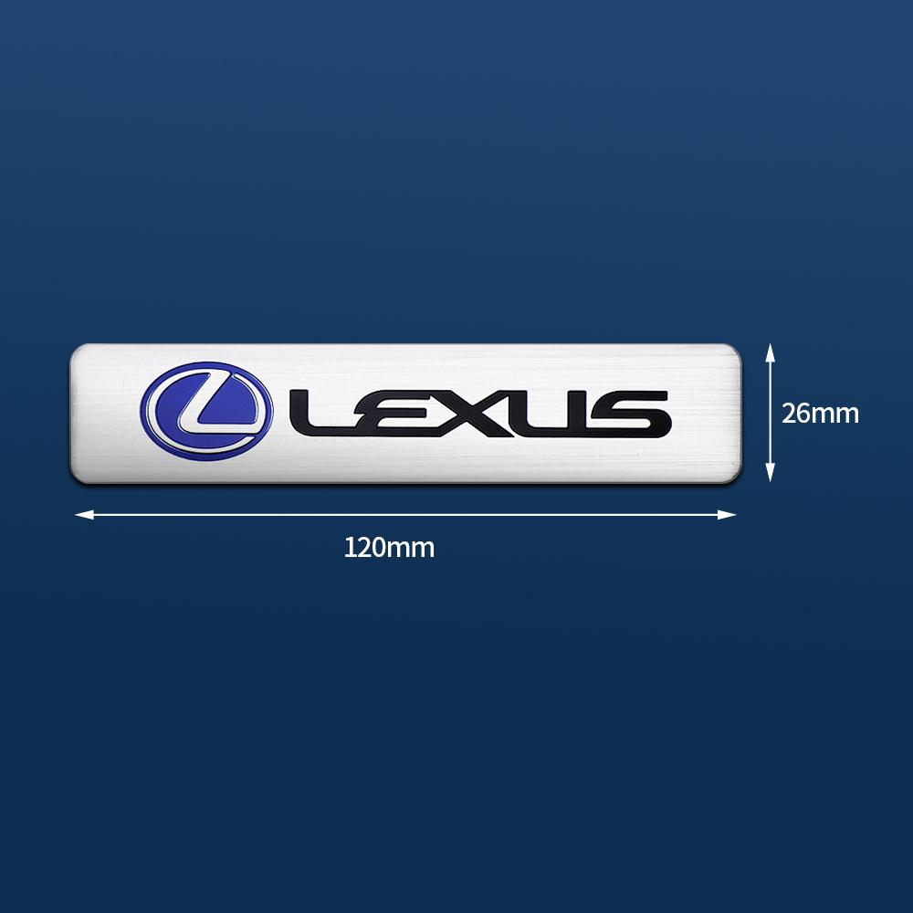 

1PCS Aluminum Alloy Car Sticker Emblem Badge Decal Car Styling For Lexus Is250 Ct200h Rx300 Rx350 Gs300 Nx300 Lx570 Is300h