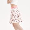 New MLB Los Angeles Dodgers Casual Short Skirts Women's Cream 3FSKM0133-07CRS