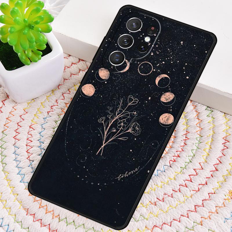 Occult Witchcraft Moon Gothic Witch Silicone Phone Case For Samsung Galaxy note 10 pro S26 S25 S24 S23 S22 S21 Plus Ultra Cover