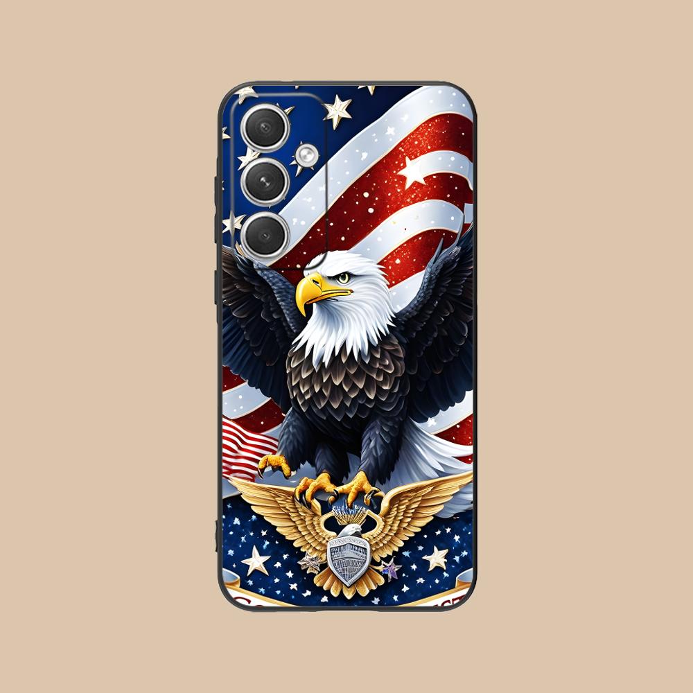 USA Amerika Flagge Handy Hülle für Samsung Galaxy S26 S25 S24 S23 S22 S21 S20 Note20 Plus FE Ultra Bunte Hülle Hülle