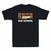 Back To School Librarian Old School Funny Graphic Men T-shirt Cotton Black Tee