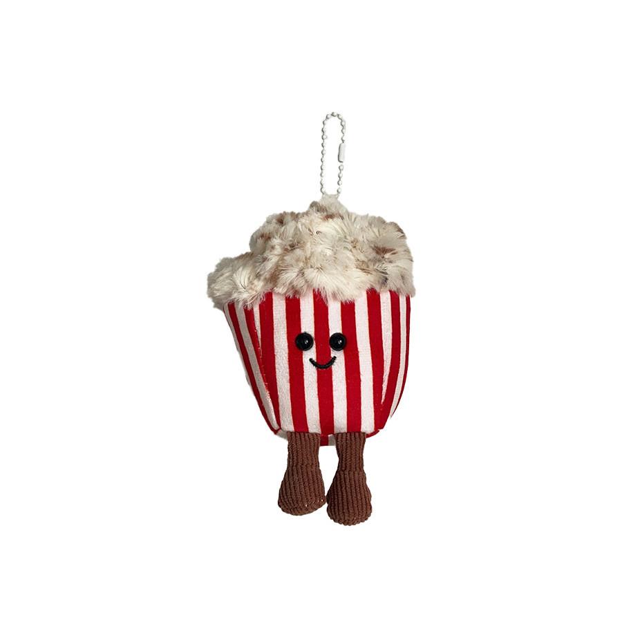 Brinquedo de Pelúcia Pipoca com Enchimento de Algodão PP Para Crianças Recompensas Escolares e Acessórios de Bolsa