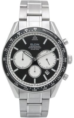[Elgin] Chronograph Watch | FK1401S-B Men's Silver