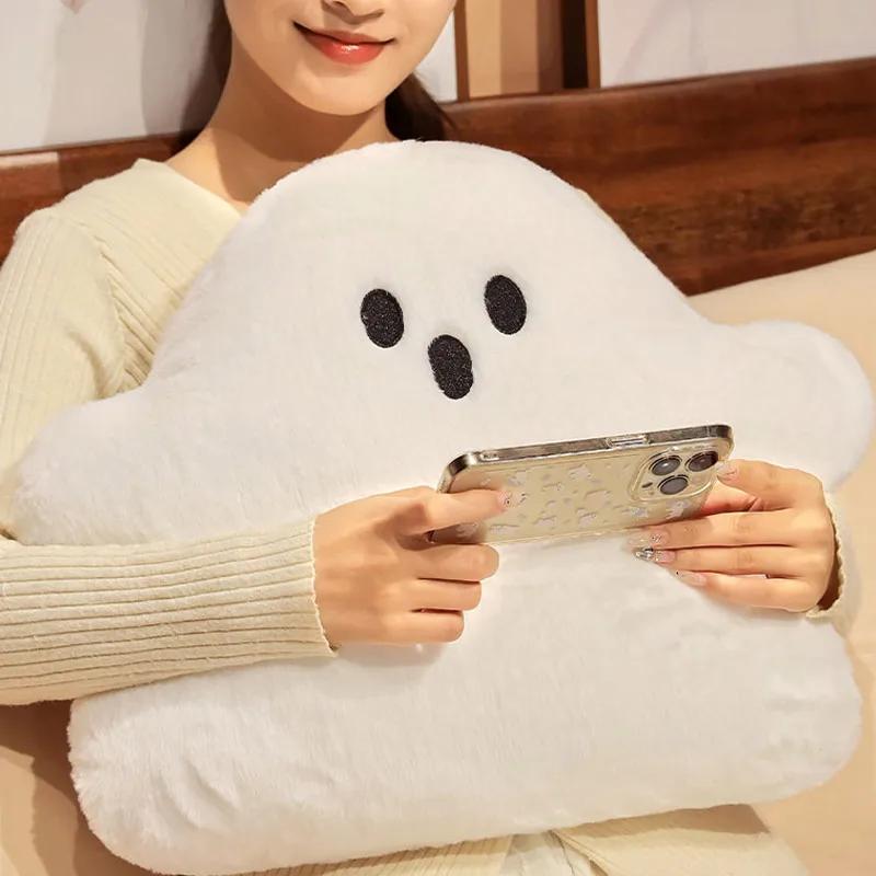 Halloween Plush Toy Pranking Ghost Creative Cloud Cushion Decorative Pillow Party Gift Doll Home Bedroom Decor