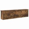 Wall Mounted Nightstand Smoked Oak 100 x 16 x 26 cm