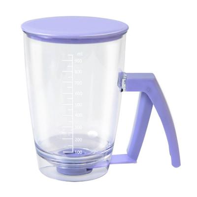 Garrafa Dispensadora de Massa de Panqueca 4 Copos 900ml Fabricante de Panquecas com Alça de Apertar para Panquecas Waffles Brownies Cupcakes Muffins Crepes