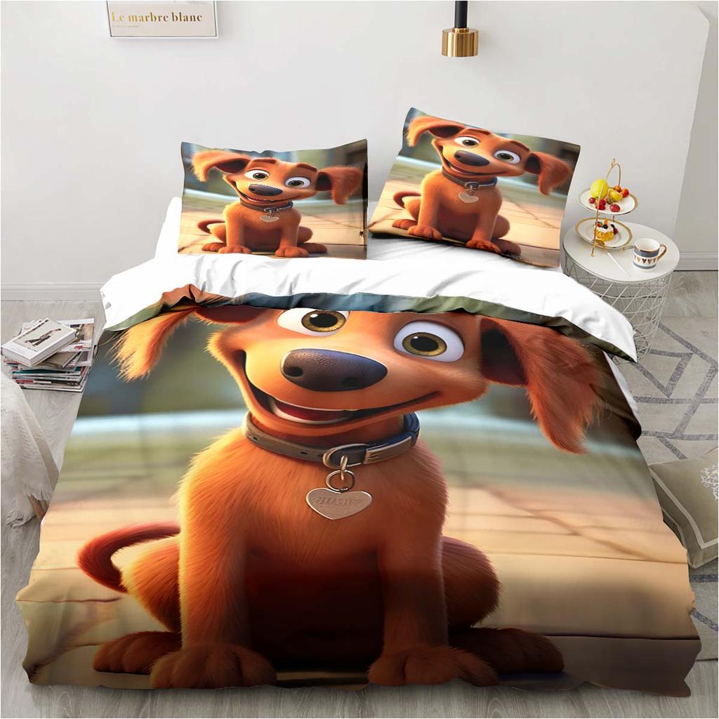 3D Bettwäscheset mit Hundemuster; Bulldog Schlafzimmer Zuhause Kissenbezug und Bettbezug King-Size Bettwäsche-Set für Kinderzimmer; Luxus