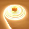 COB LED Strip Light 12V/24V, 320/480 LEDs, 8MM, 90 CRI, Self-Adhesive, Aluminum Channel.