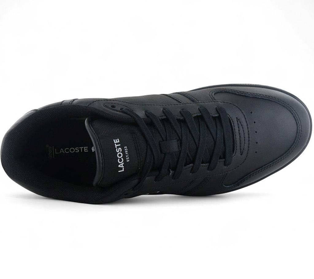 Lacoste T-Clip Set 224 - Men's Sneakers Shoes Leather Black 748SMA003102H ORIGINAL