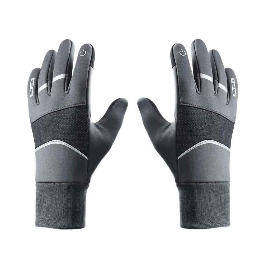 Polar Fleece Plush Thickened Gloves Soft Finger Mittens Satin Unisex Windproof Gloves  Women