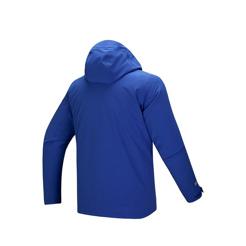 Anta Storm Armor Minimalist Logo Letter Hooded Waterproof Jacket Men Jacket Passionate-Blue 152517626-1