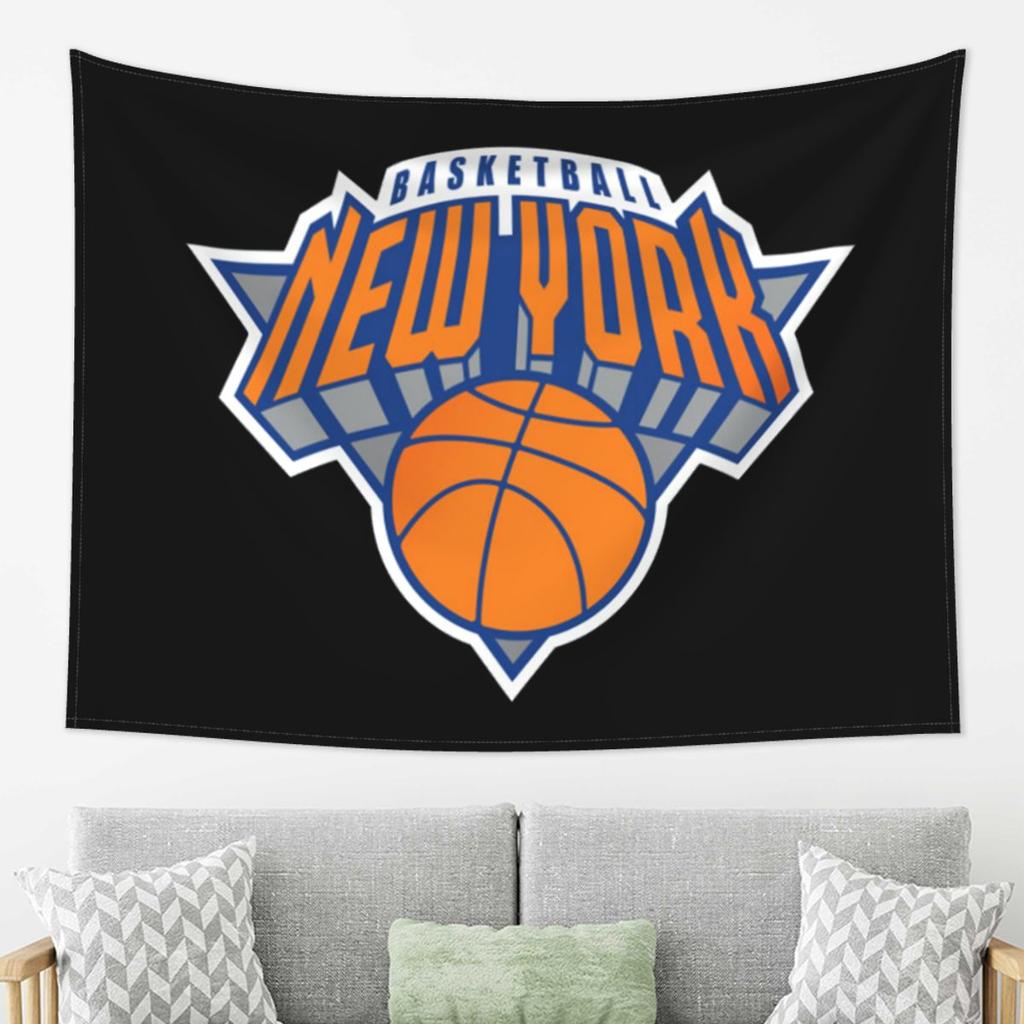 New York Basketball Tapestry Wall Hanging Aesthetic Home Decor Tapestries for Living Room Bedroom