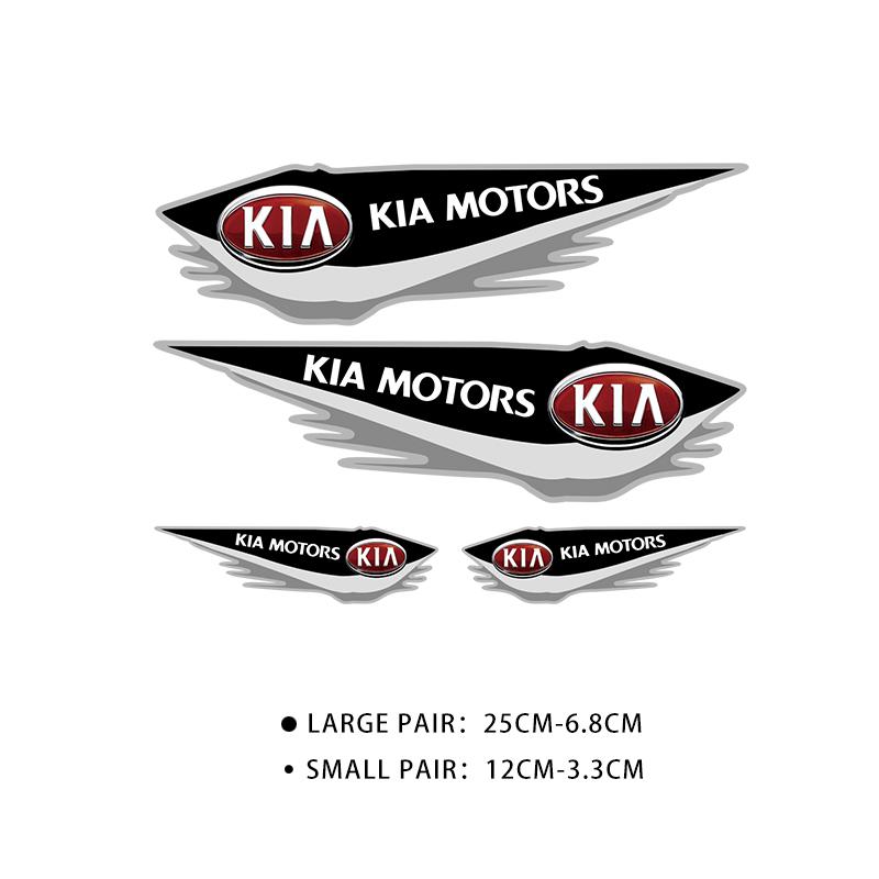 

Car Rearview Mirror Door Sideways Side Decoration Stickers For KIA K9 Sportage Niro K5 Carnival EV6 EV9 EV3 K8 Stinger Forte