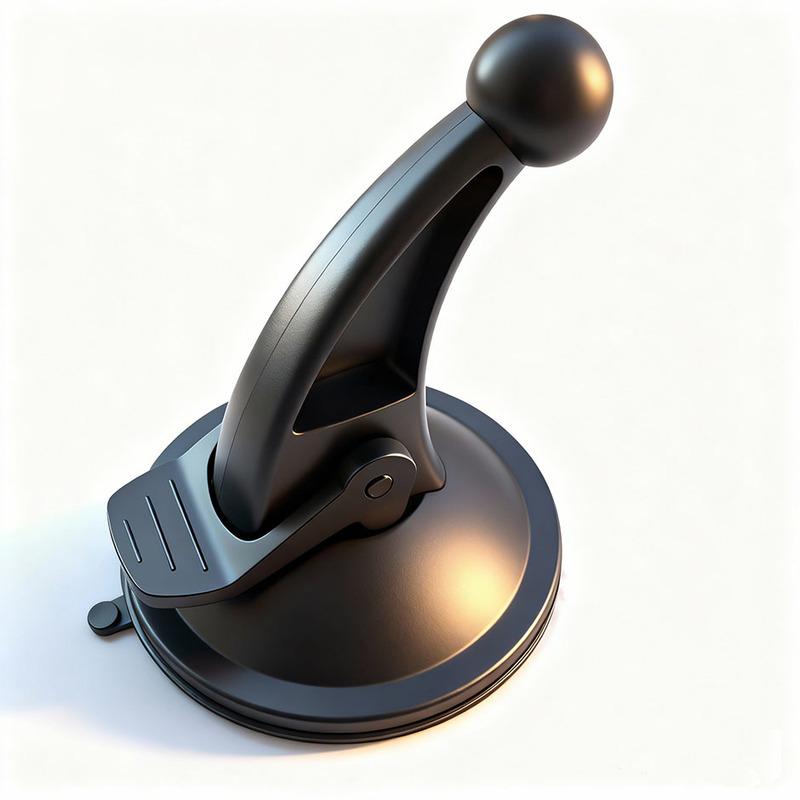 17mm/0.66in Ball Head Suction Cup Mount Holder Bracket Support Windscreen Dashboard Fits for Car Phone Garmin GPS Navigator