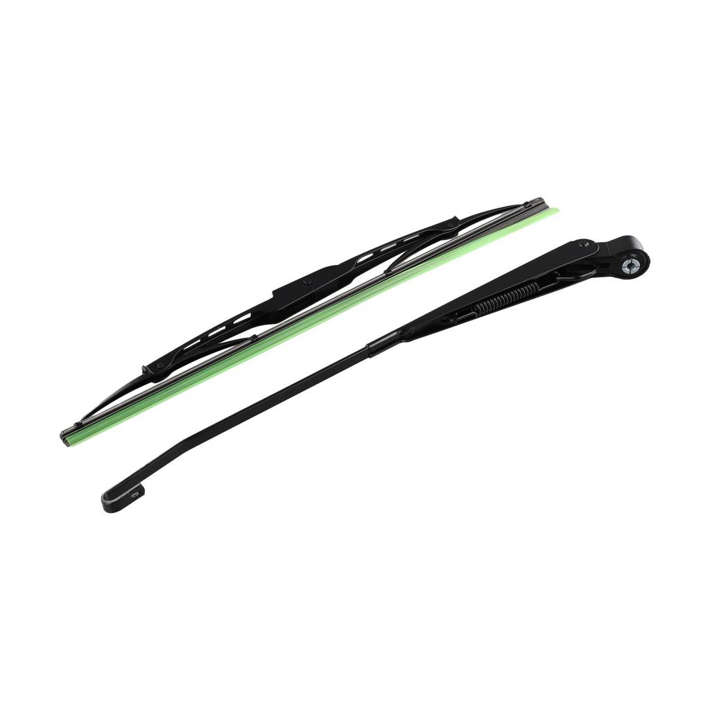 Car Accessories Windscreen Wiper Kit With 400mm Wipers 12V 400mm Blades 6 Mm Shaft Black Caravan For Fishing Boat